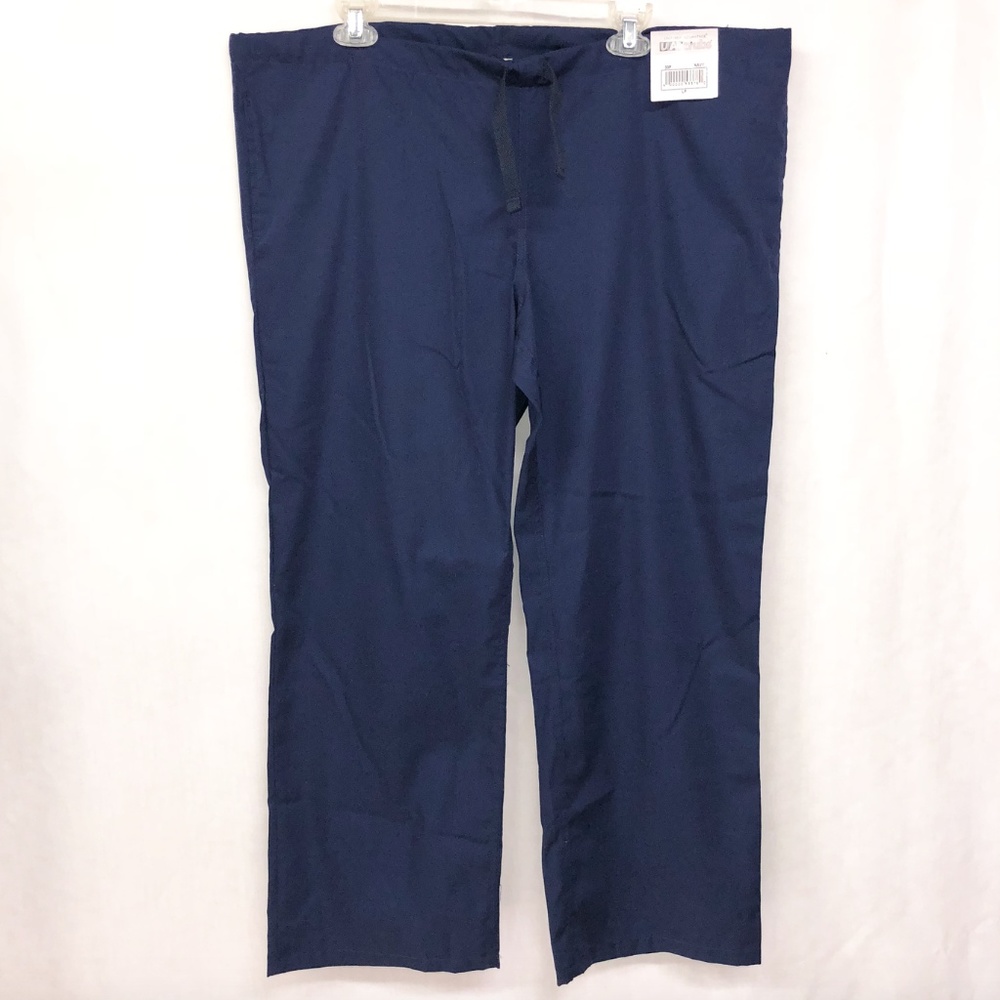 Uniform Advantage Sz Large Petite Navy Blue Scrub